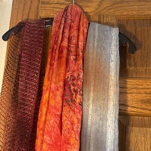 3 scarves